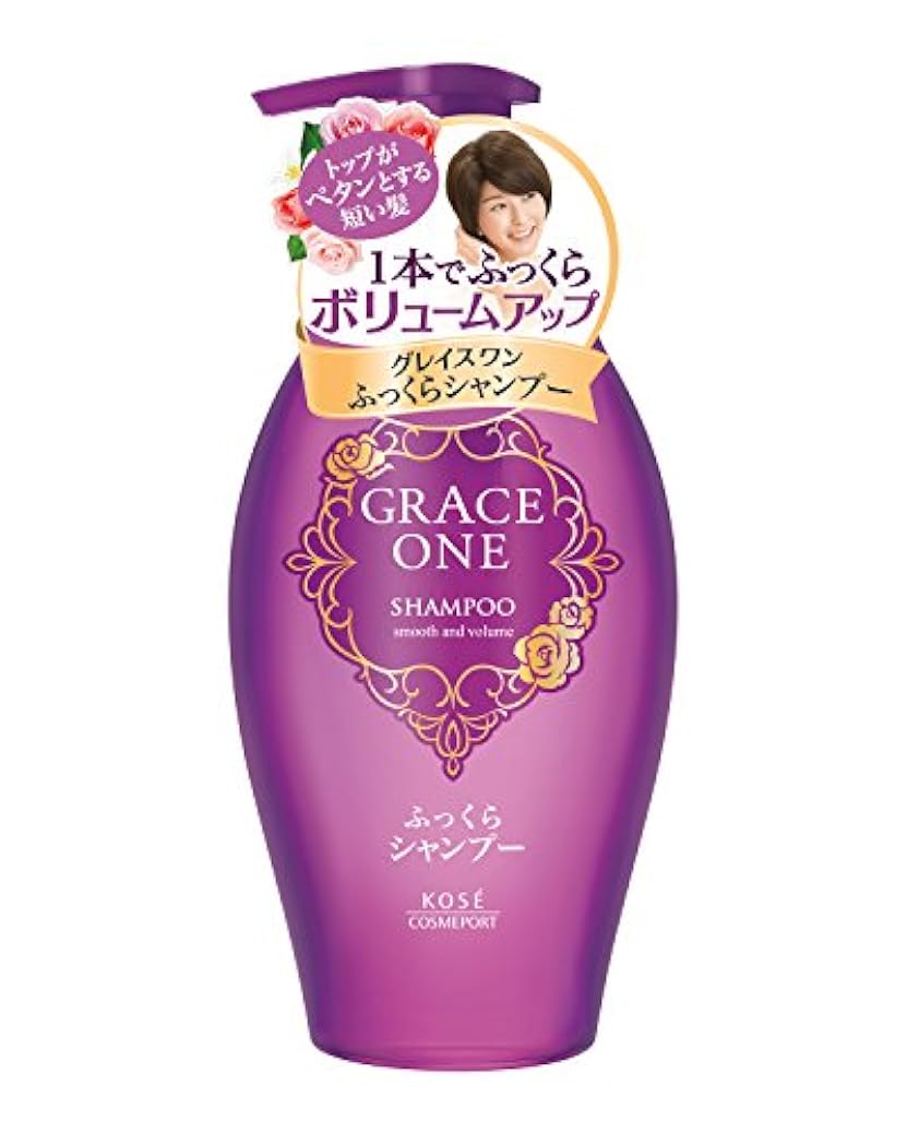 Kose コーセー グレイスワン ふっくら ノンシリコンシャンプー 400ml