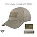 Condor Flex Tactical Cap (Tan, S/M) + 2 FREE Flag Patches