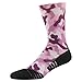 HUSO Men Women Digital Camo Compression Outdoor Trekking/Hiking Crew Socks 1,2,3,4,6 Pair