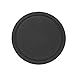 - Stainless Steel Holder with Black Silicone Coaster Set - Bar Drink Cup Holders - 6 Pack