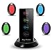 Key Finder, EIVOTOR Wireless RF Item Locator with Base Support and LED Flashlight, Remote Control, 1 RF Transmitter and 4 Receivers