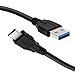 High Speed USB Data Sync Power Charger Charging Cord Cable for GoPro Hero 5 Session Black HD Camera (Black)