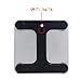 Hippih Digital Body Weight Bathroom Scale with 400 lb Weight Capacity Measures Weight Easy-to-Read Back light LCD Glass AAA 009 (Silver)