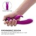 G-Spot Rabbit Vibrator with Bunny Ears for Clitoris Stimulation, Rechargeable Waterproof Dildo Vibrator Clit Stimulator Massager with 10 Vibration Modes Quiet Dual Motor for Women Coupls (Purple)thumb 3