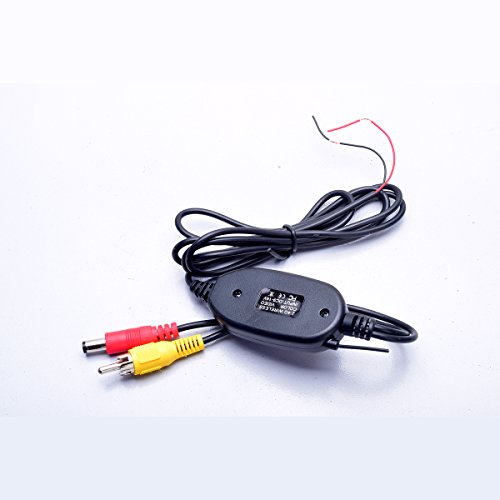 Wireless Video Cable w/ Backup Trigger Wire Tx & Rx for RCA Rear View Camera to GPS Navi, Headunit, Monitor LCD Screen 12V - Thumbnail 2