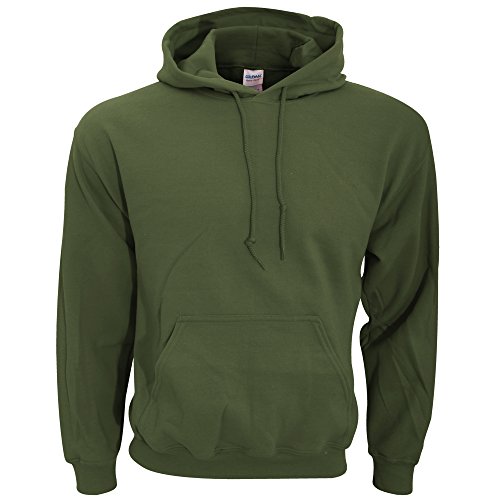 Gildan Adult Heavy Blend Hooded Sweatshirt (Royal) (Large)