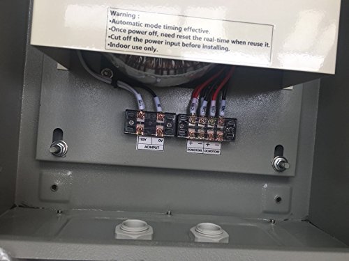 TIRUSS Greenhouse Light Deprivation and Ventilation Controller Timer Control 1-4 Sets Greenhouse roll up Motor