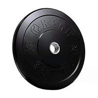 Rage Fitness Olympic Bumper Plate (Sold Individually - 10lb, 15lb, 25lb, 35lb, 45lb), Steel Insert, Strength Training, Bench Press, Squats, Powerlifting