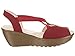 Skechers Women's Parallel-Piazza-Peep Toe Gored Slingback Wedge Sandal