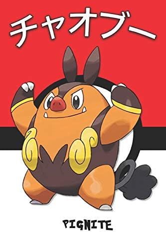 Pignite チャオブー Chaobuu Grotichon Ferkokel Pokemon Notebook Blank Lined Journal Legends Lickitung Amazon Sg Books