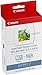 Canon KC-18IS Card Size Square Label Ink and Paper Set for SELPHY CP900/CP910 Printer, 18 Sheets