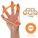 Wolf War Hand Grip Strengthener Rings Resistance Bands Forearm Wrist and Finger Exerciser for Finger Exercise, Progressive Hand Therapy, Strengthen Fingers, Helps Relieve Joint Pain-2 Pcs