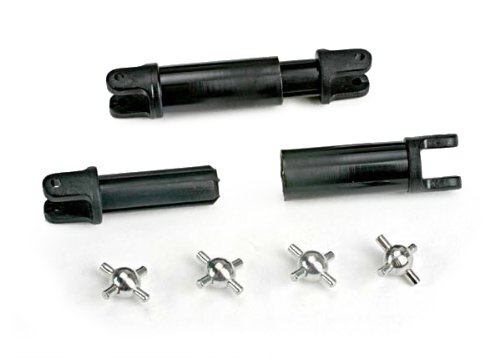 Traxxas 1651 Half-Shafts with 2 Internal-Splined, 2 External-Splined and 4 Metal U-Joints