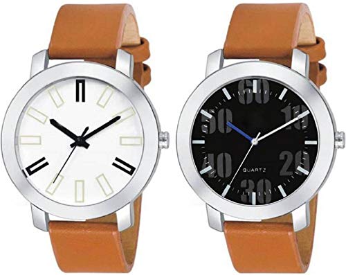 White Color Dial Stylish Watches for Boys & Men (God-BR-44)