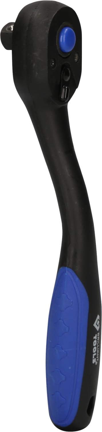 BRILLIANT TOOLS BT021900 3/8 Inch Reversible Ratchet [Powered by KS Tools]
