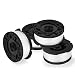 OFPOW Line String Trimmer Replacement Spool 30ft 0.065" for Black+Decker String Trimmers, Replacement Autofeed Spool, Compatible with Black & Decker AF-100 (4 Pack)
