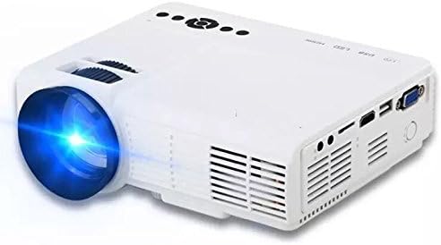 2017 Projector, Dihome Multimedia Video Projector Huge Screen Portable LED Projector Support Up To HD 1080P Video DHP5 White