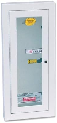 Kidde 468047 Potter Roemer Semi Recessed 10 Pound Fire Extinguisher Cabinet With Lock Amazon Sg Home Improvement