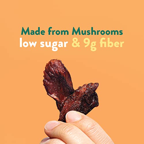 Moku PlantBased Mushroom Jerky, Sweet And Spicy (3 Pack) Vegan Jerky