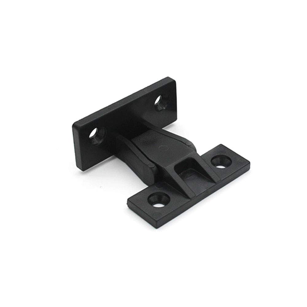Drop On/Hook On Push in Plinth Fasteners Fittings Press Fit Panel Clips (S/M/L) Black for Furniture Connector