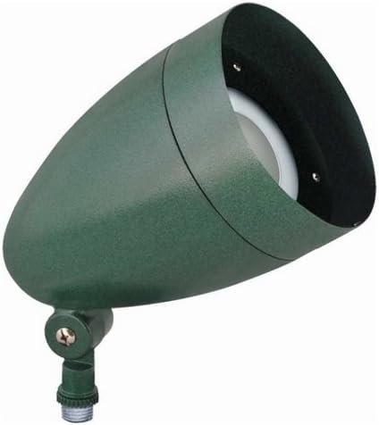 RAB Lighting HBLED13DCVG 13W Cool LED 12V 24V Dc with Hood and , Verde Green
