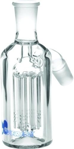 SCIENTIFIC LAB EQUIPMENT 12-118, MAV GLASS ASH HOLDER 6 ARM PERC 45 ANGLE JOINT CLEAR MALE 18MM