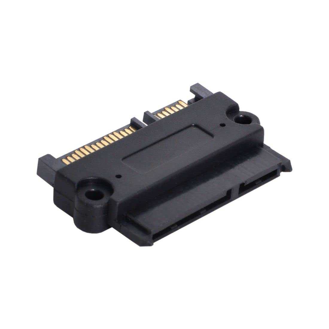 chenyang 3.5 & 2.5inch SATA 22Pin 7+15 Male to SATA 22P 7+15 Female for Disk SSD Extension Convertor Adapter with Screw Holes