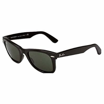 Ray-Ban Wayfarer 50mm - Unisex Black/Crystal Green