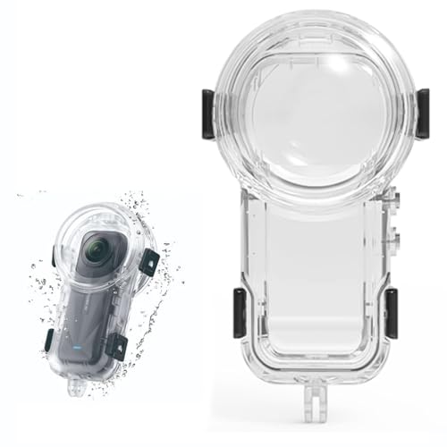 Invisible Dive Housing Case for Insta360 X5, 60m Depth Resistant to Scratches and Drops, Waterproof Case for Insta 360 X5