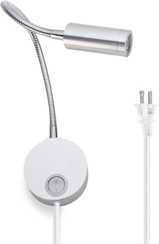 Flexible LED Wall Lamp, Lysed Reading Light, Book Light for Reading in