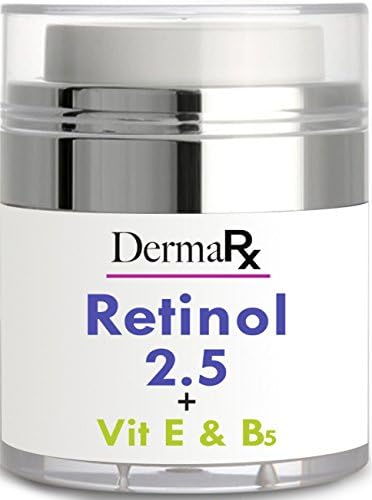 DermaRx Retinol Moisturizer,1 oz - Helps Reduce Appearance of Wrinkles Fine Lines - for Anti Aging, Acne, Wrinkles - made with Natural ingredients.