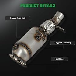 SCITOO 17546 Front Catalytic Converter Fit For BMW