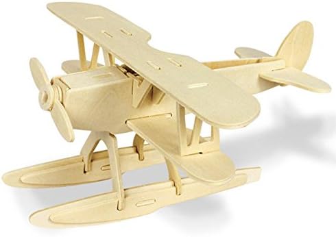 FANWAI Children's Educational Airplane Green Wodden Shape Sorts Baby Toddler Toys