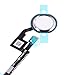 Unifix Silver Home Button Flex Connector Ribbon Cable Replacement Part for iPad Mini 3 3rd Gen + Premium Tools