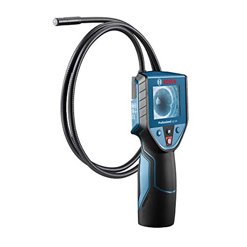 Bosch Professional Caméra D’Inspection Gic 120 (Longueur Du Câble : 120 Cm, Écran : 2,7", 4X Piles Aa, Dans Une Boîte En Carton)