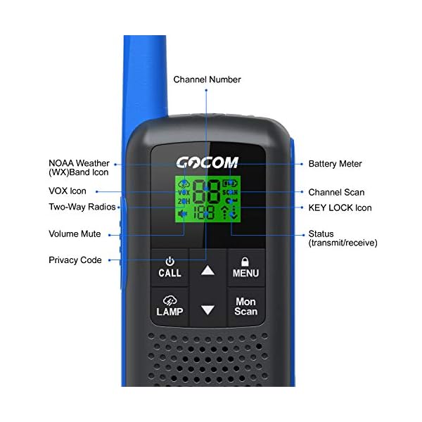 Walkie Talkies G600 FRS Two Way Radio for Adults 2W Long Range