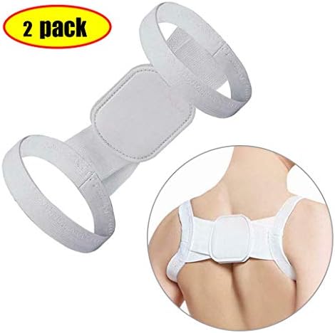 WUHX Humpback Correction Belt, Ultra-thin Invisible no Trace Sitting Posture Correction, for Adult, Students, Children,White