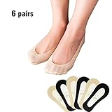 No Show Socks Women Non Slip No Show Liner Socks Thin Low Cut Breathable Socks Boat Socks with Gel Tab for Flats High Heels - 2 Pairs