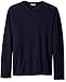 Calvin Klein Men's Solid Ribbed Long Sleeve V-Neck Shirt