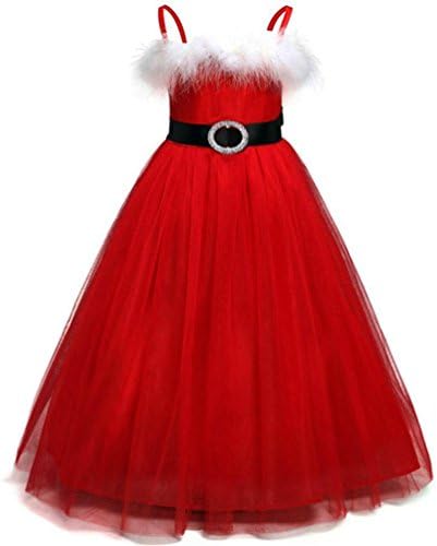 Hot Selling Toddler Kids Tutu Princess, Keepfit Christmas Color Baby Girls Outfits Clothes Dress (24 Months, Red)