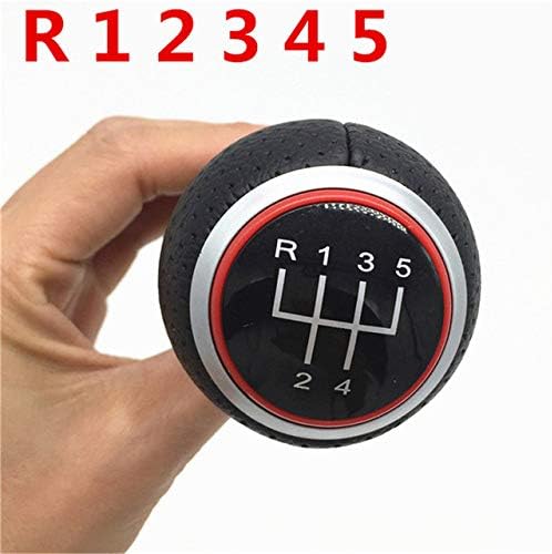 BUNGAO STORE 12mm 5/6 Speed Gear Shift Knob Lever Stick For Audi A4 B6 B7 B8 A6 S4 8K A5 8T Q5 8R S Line Ibiza 6J Seat Leon Mk1 Passat Golf