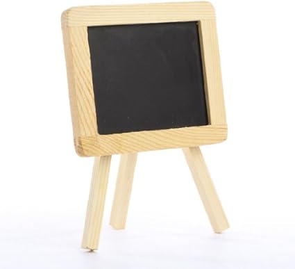 工場直接クラフトのグループ6木製フレーム付きミニチュア黒板on用イーゼル 結婚式 パーティー クラフト用 黒板 文房具 オフィス用品 Amazon
