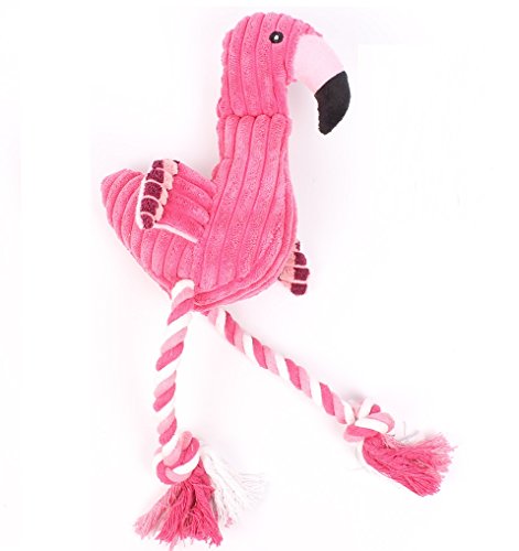 Stock Show 1Pc Cute Pet Squeak Rope Toy, Small Corduroy Plus