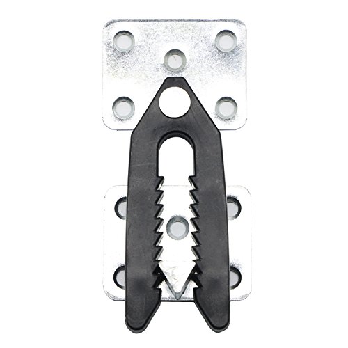 PGCOKO 4pcs Sofa Couch Sectional Furniture Connector Joint Snap Alligator Clip Style