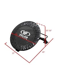 Valor Fitness rx-t2 Med bola de rebote Trampolín