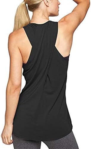 HULKAY Upgrade Women's Cross Back Yoga Tops Workout Tank Tops for Women Open Back Sport Clothes Vest