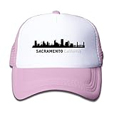 Unisex Sacramento California City Silhouette Kids Mesh Hat Trucker Hat