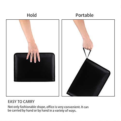 File Folders, File Organizer, Wellerly [ Fireproof Waterproof ] Expanding File Folder Document Organizer Money Bag A4 Size 13 Pocket Zipper Closure Non-Itchy Silicone Coated Portable Filing Pouch - Thumbnail 2