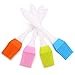 BBQ Brush Silicone, MOBOREST Pastry Brush & Basting Brushes, Good for Camping Grilling/Desserts Baking, Barbecue Utensil, Essential Kitchen Bakeware tools/Gadgets, Dishwasher Safe(4in1)