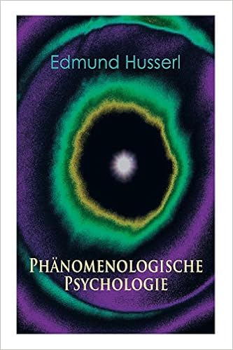 Phanomenologische Psychologie Klassiker Der Phanomenologie German Edition Husserl Edmund 9788026887607 Amazon Com Books